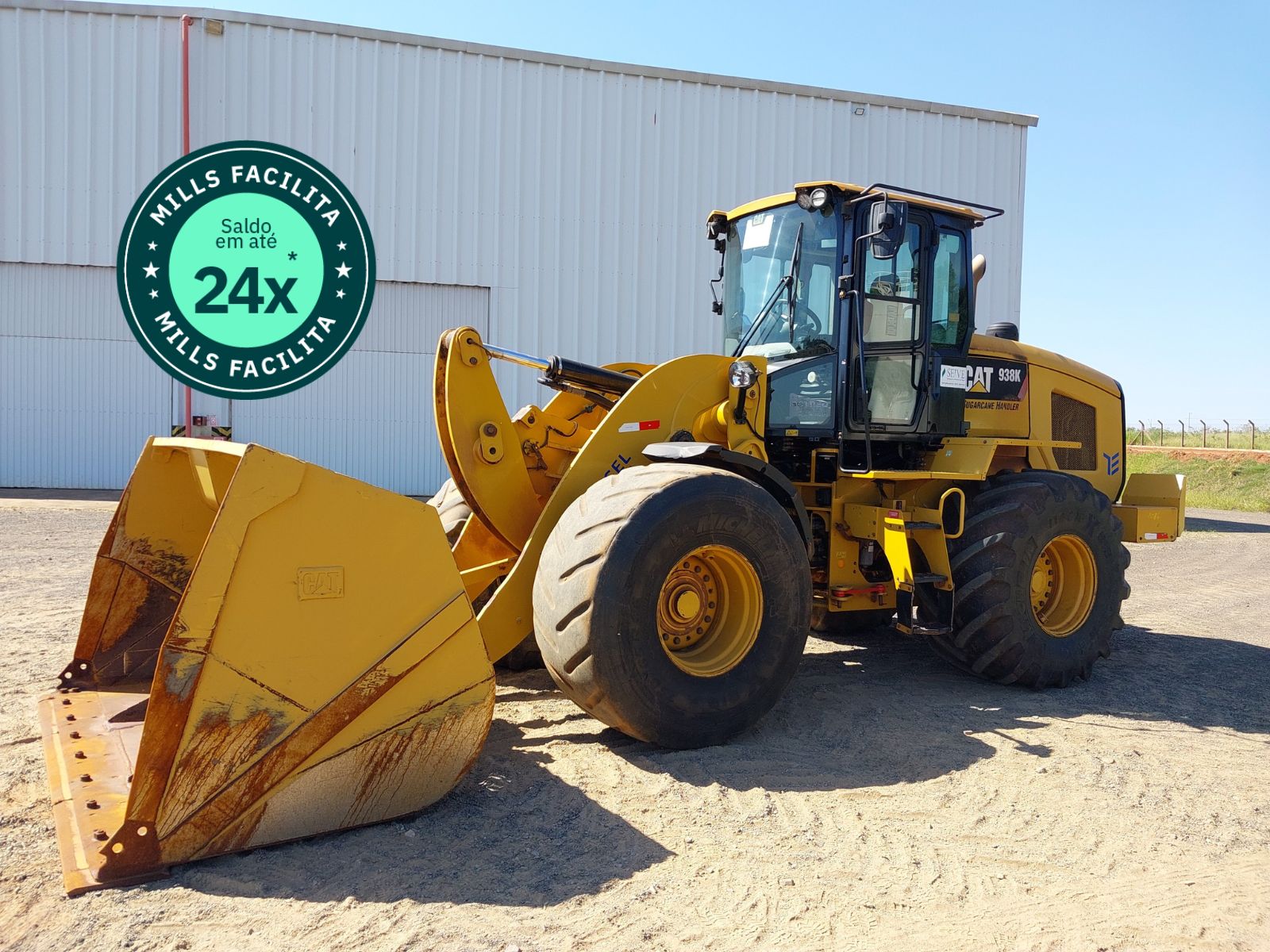 Pá Carregadeira Caterpillar 938K SugarCane