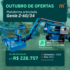 Plataforma Elevatória Articulada Diesel Z-60/34