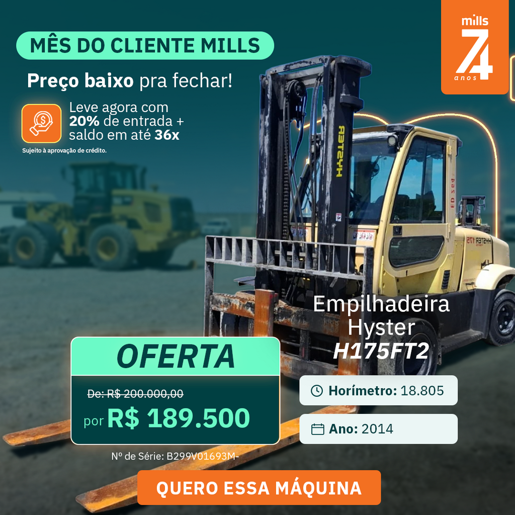 Empilhadeira Hyster H175FT2