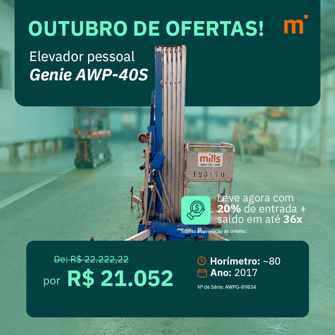 Elevador pessoal AWP-40S