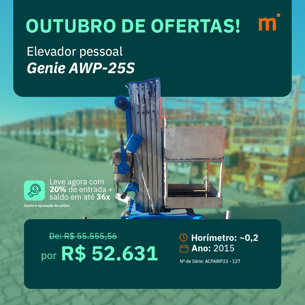 Elevador pessoal AWP-25S