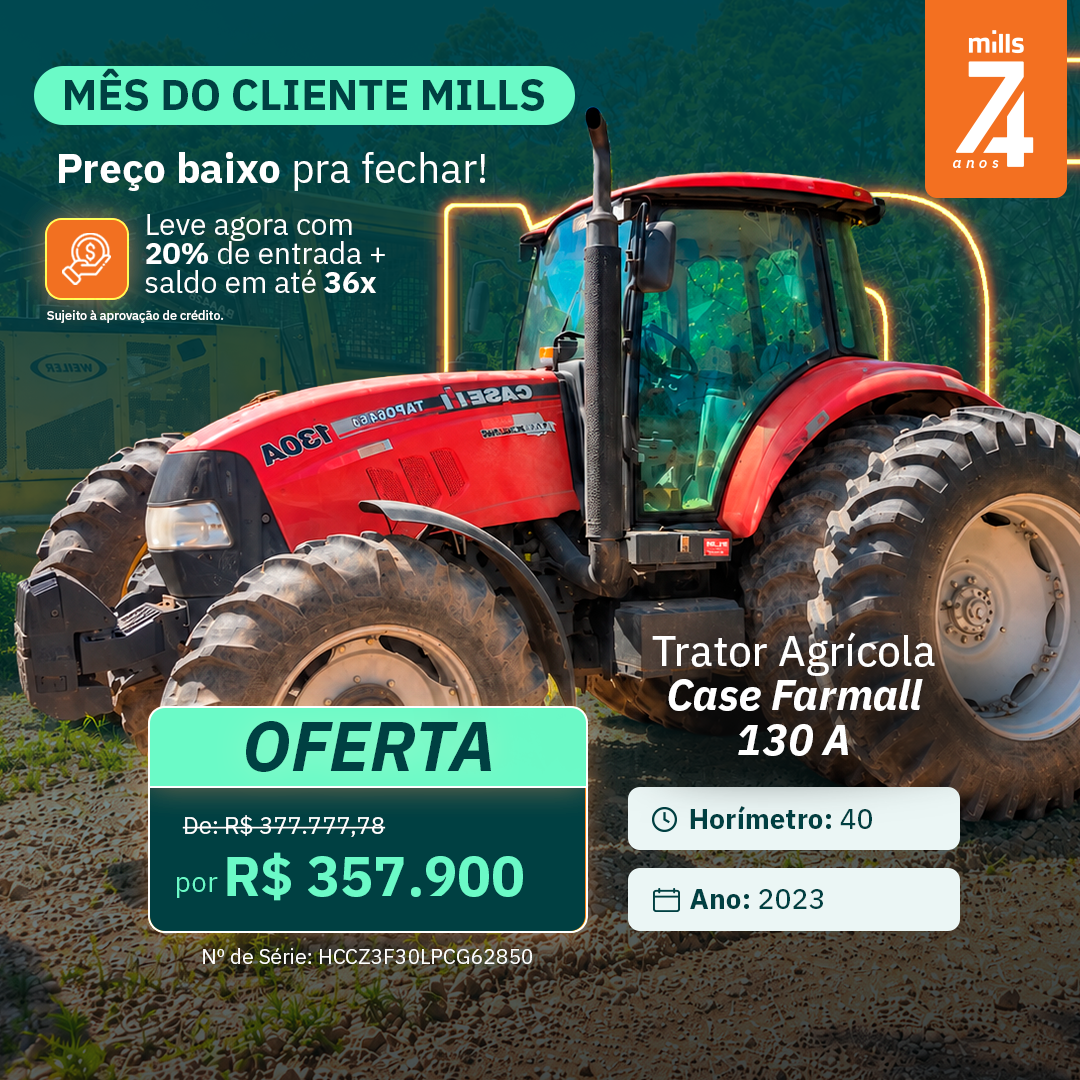 Trator Agrícola Case Farmall 130 A