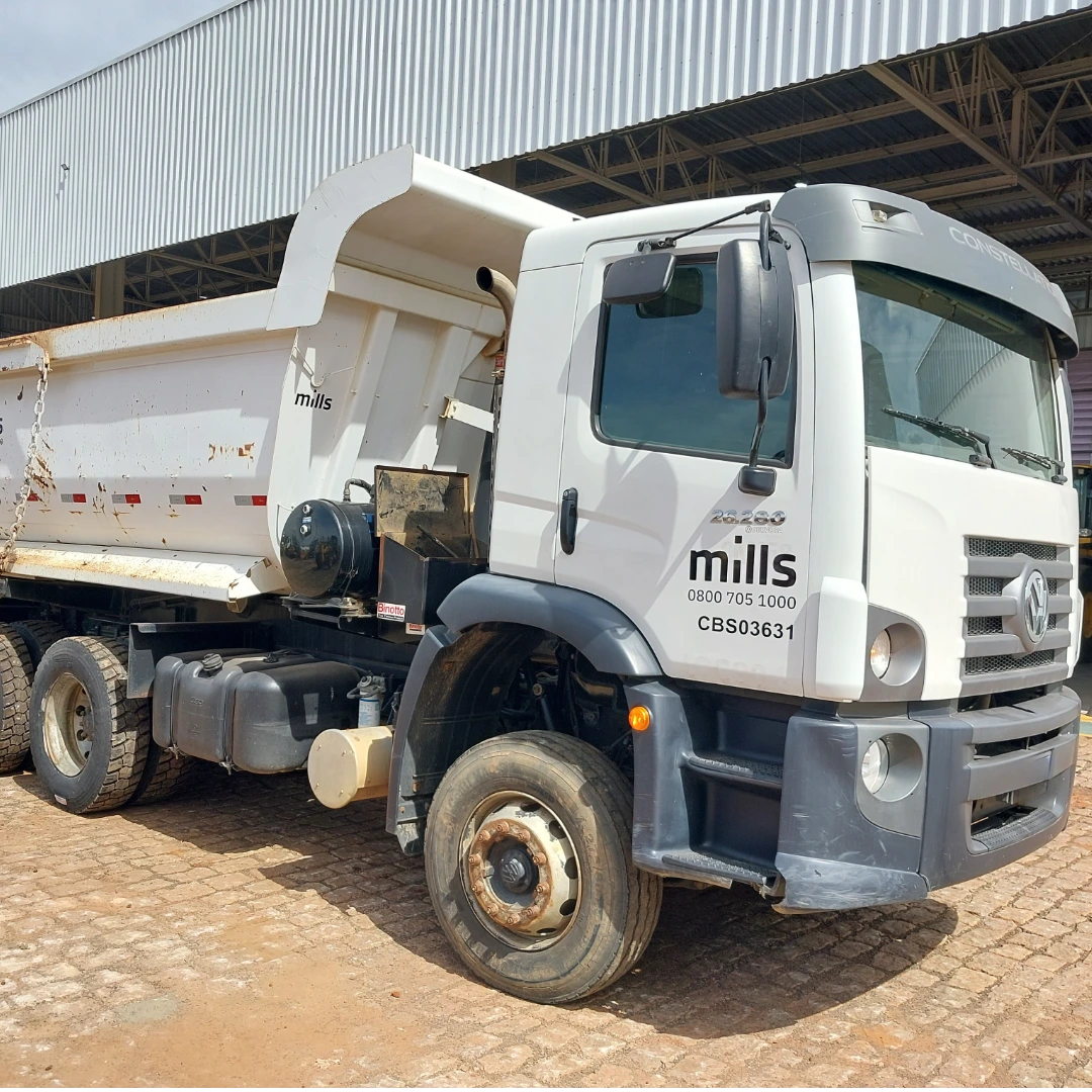 Caminhão Caçamba 14 m³ Volkswagen 26-280 Constellation 6x4 2p (diesel)(E5)