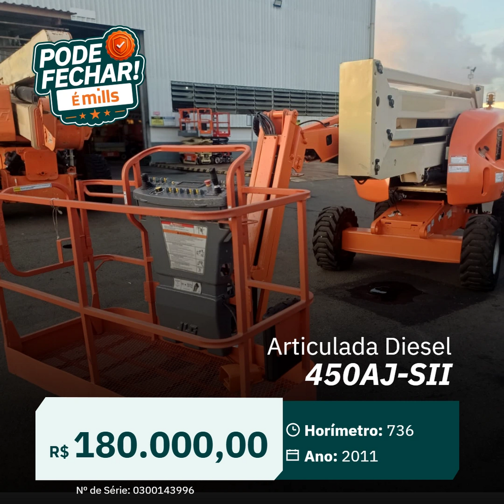 Plataforma Elevatória Articulada Diesel 450AJ-SII