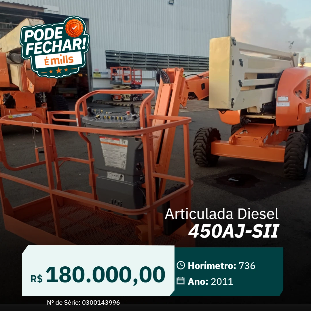 Plataforma Elevatória Articulada Diesel 450AJ-SII