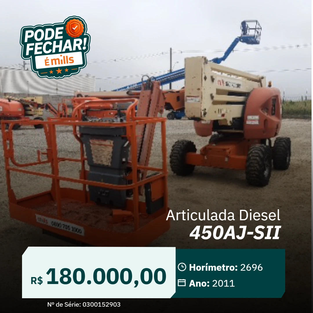 Plataforma Elevatória Articulada Diesel 450AJ-SII