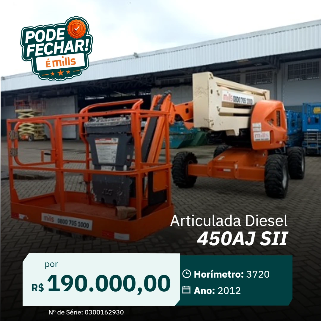 Plataforma Elevatória Articulada Diesel 450AJ SII