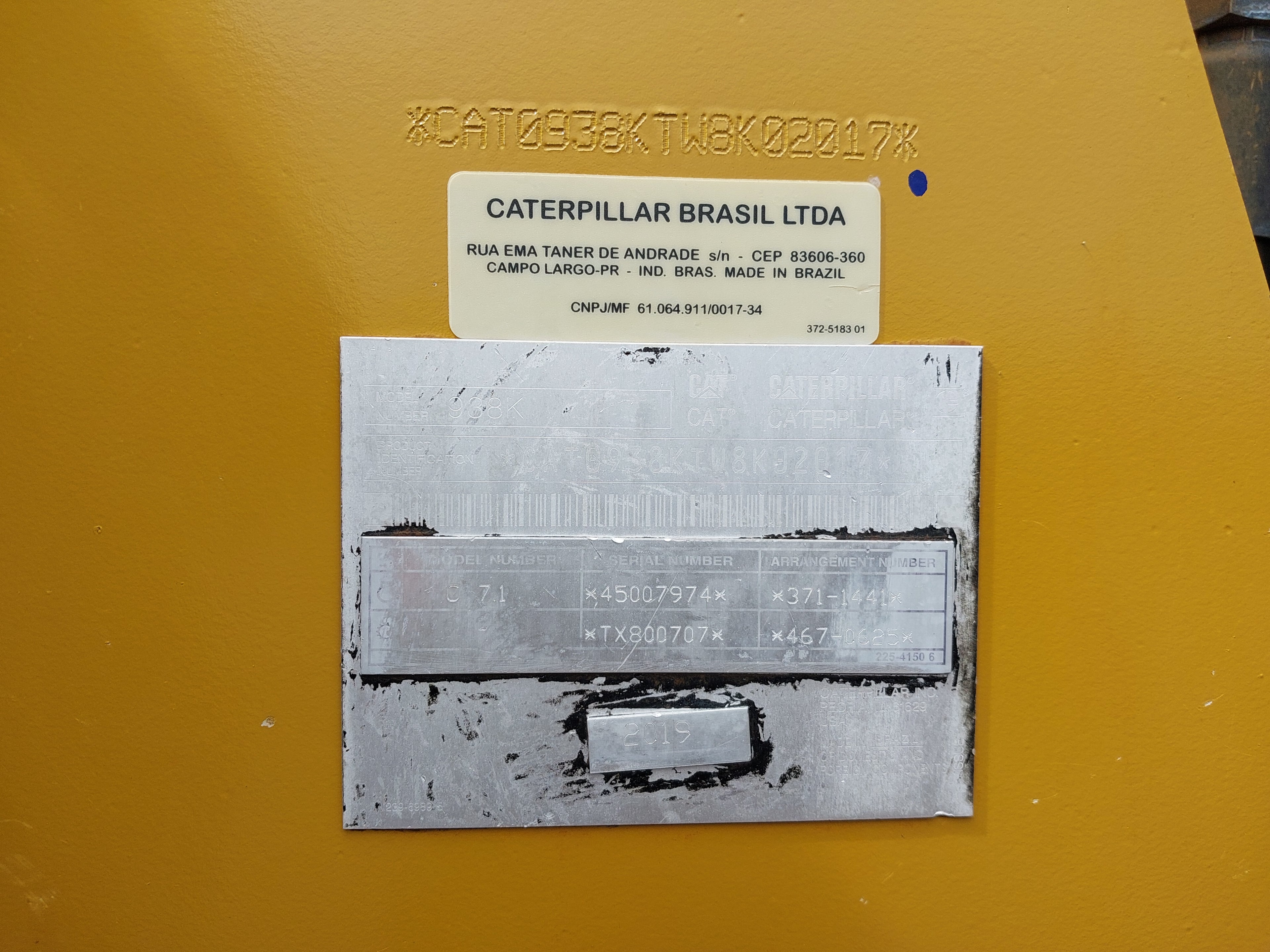 Pá Carregadeira Caterpillar 938K SugarCane