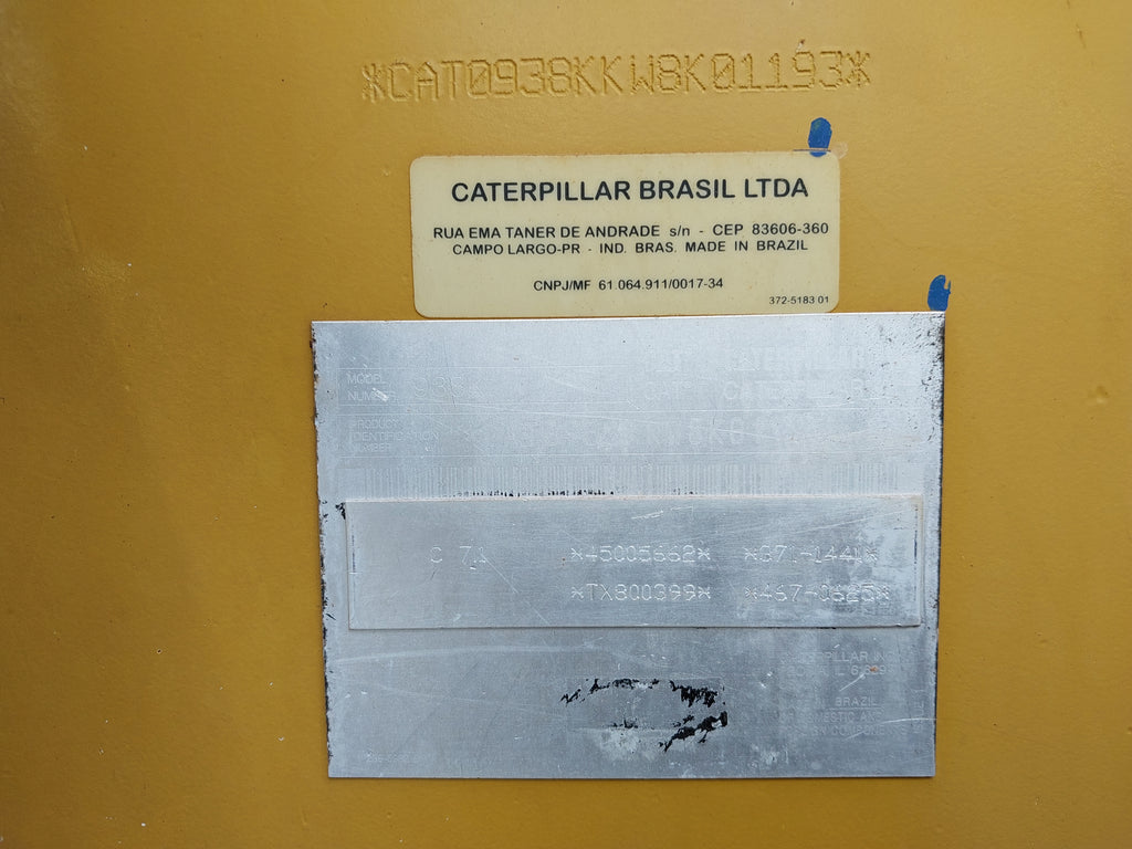 Pá Carregadeira Caterpillar 938K SugarCane