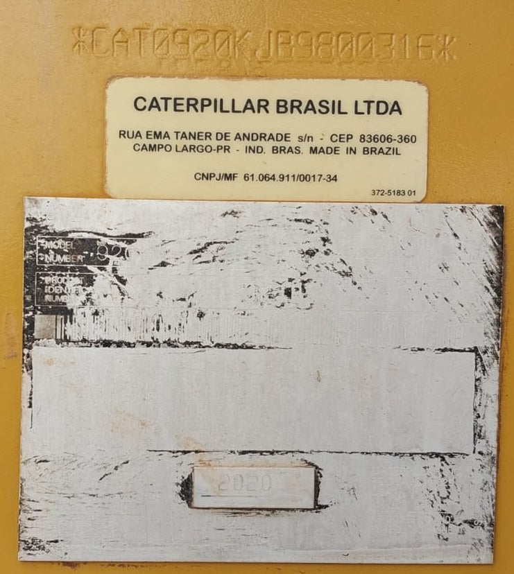 Pá Carregadeira Caterpillar 920K
