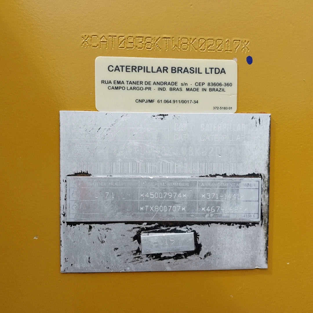 Pá Carregadeira Caterpillar 938K SugarCane