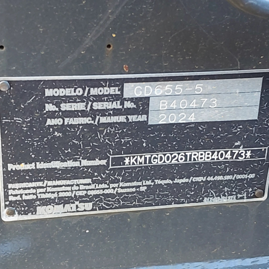 Motoniveladora Komatsu GD655-5