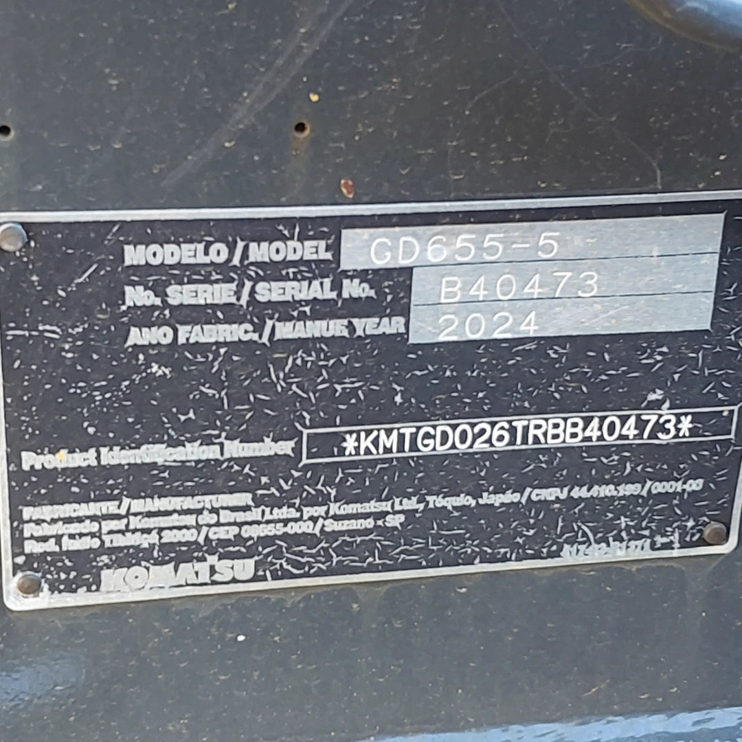Motoniveladora Komatsu GD655-5