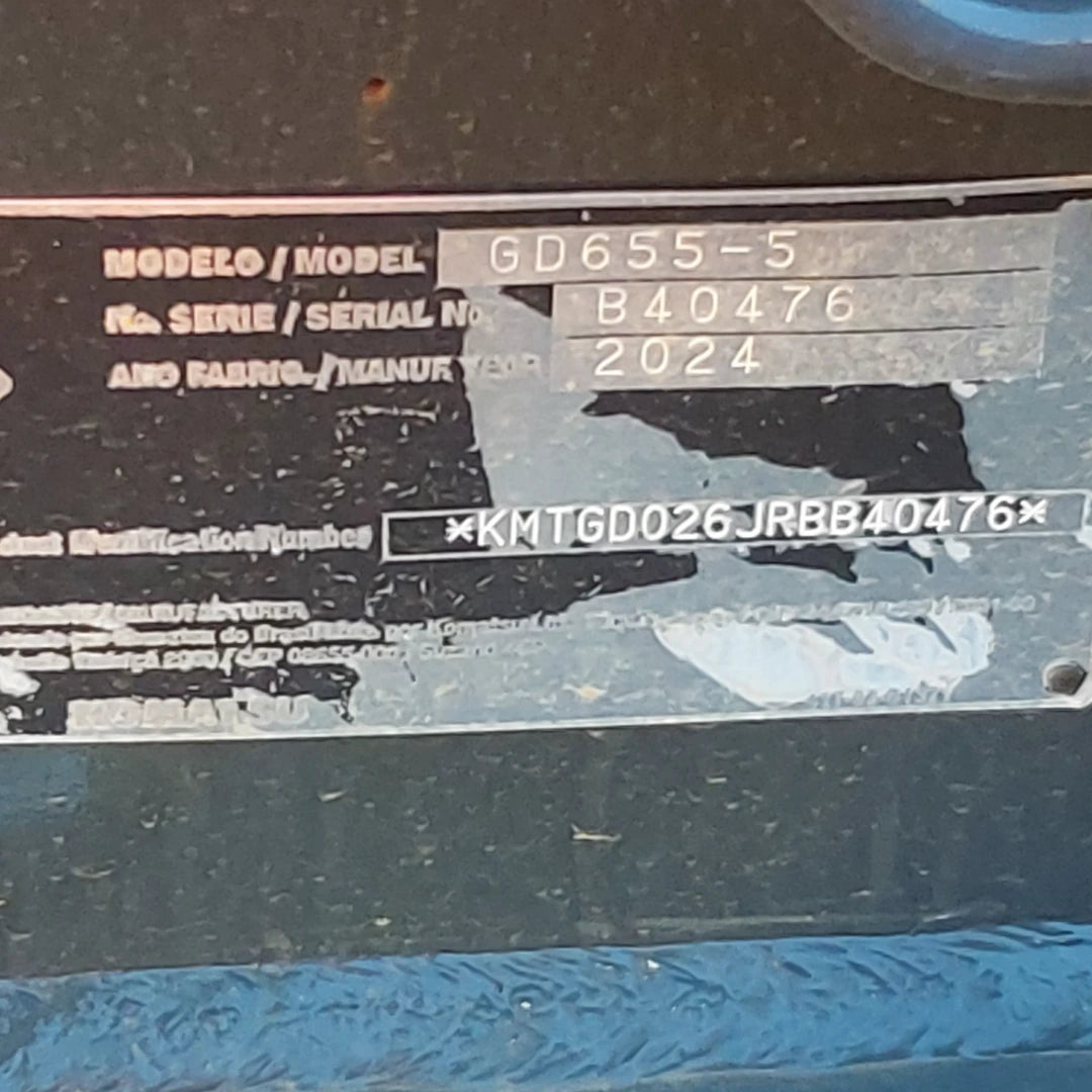 Motoniveladora Komatsu GD655-5