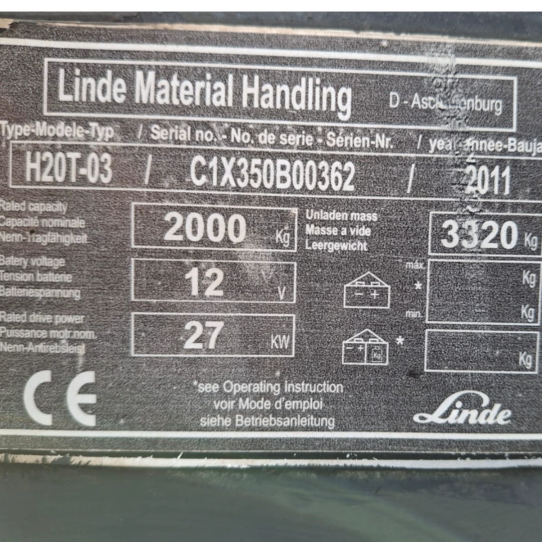Empilhadeira Linde H20T