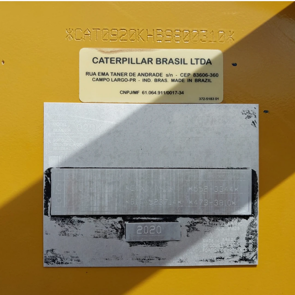 Pá Carregadeira Caterpillar 920K