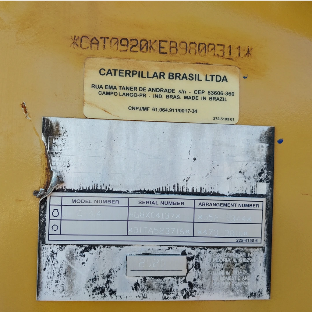 Pá Carregadeira Caterpillar 920K
