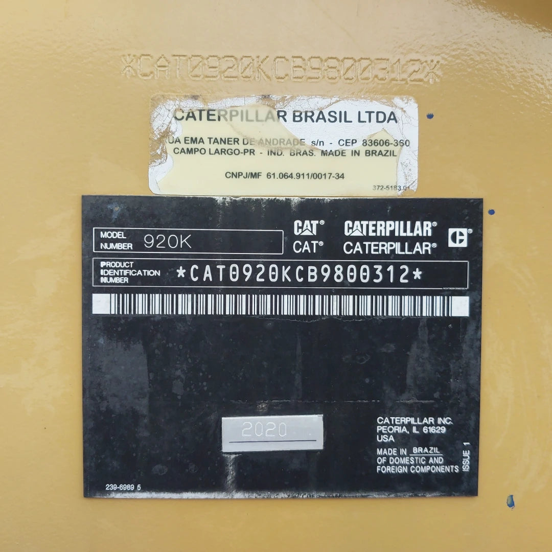 Pá Carregadeira Caterpillar 920K