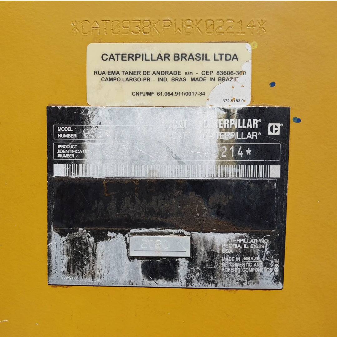 Pá Carregadeira Caterpillar 938K SugarCane
