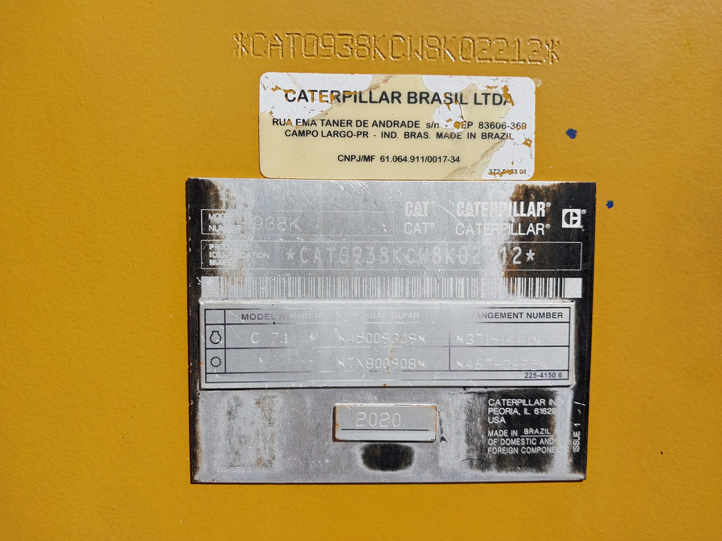 Pá Carregadeira Caterpillar 938K SugarCane