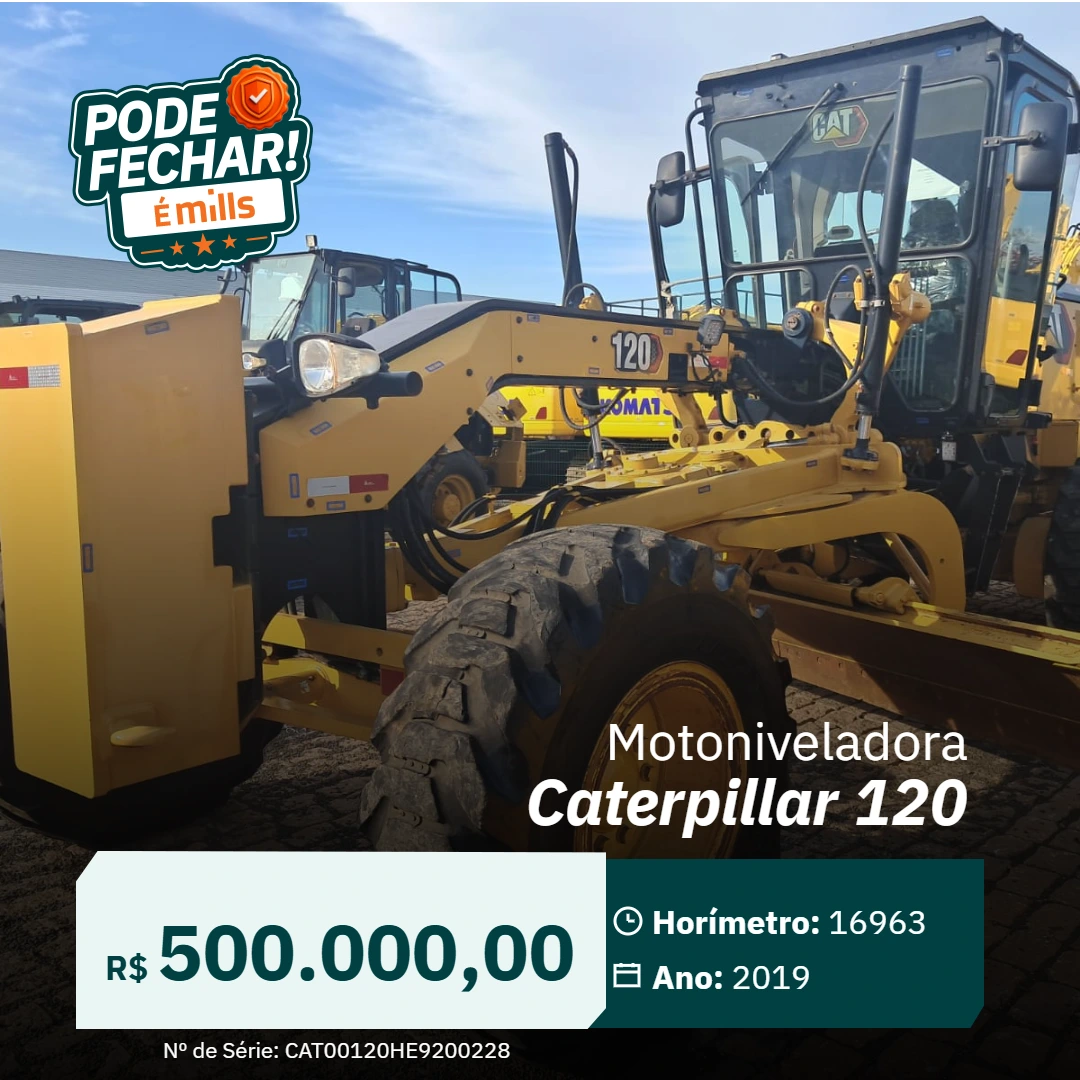 Motoniveladora Caterpillar 120