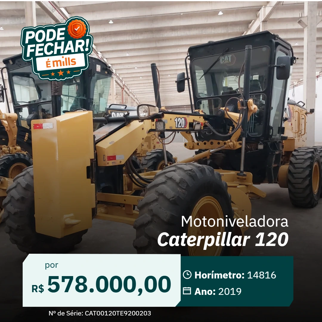 Motoniveladora Caterpillar 120