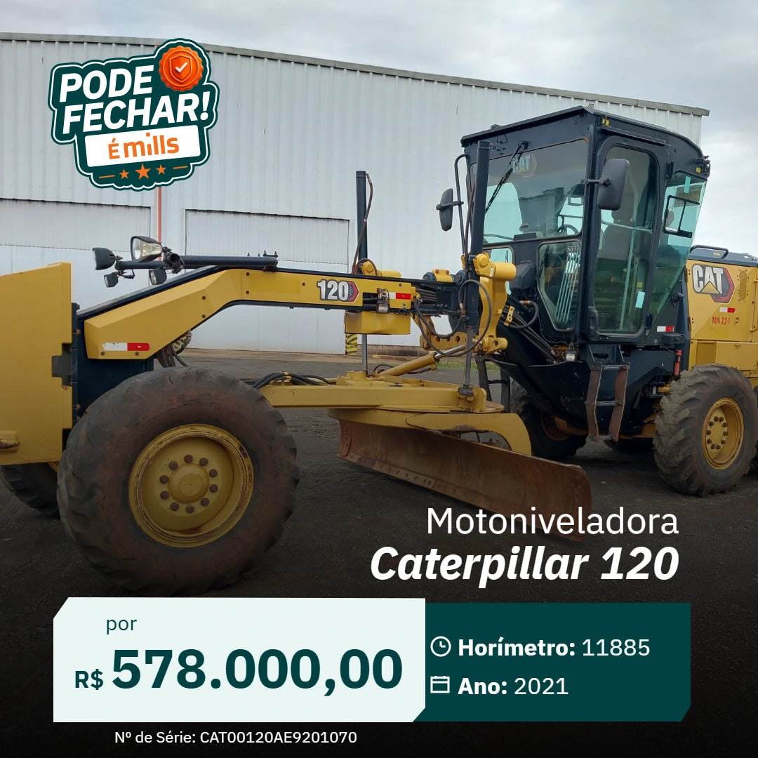 Motoniveladora Caterpillar 120