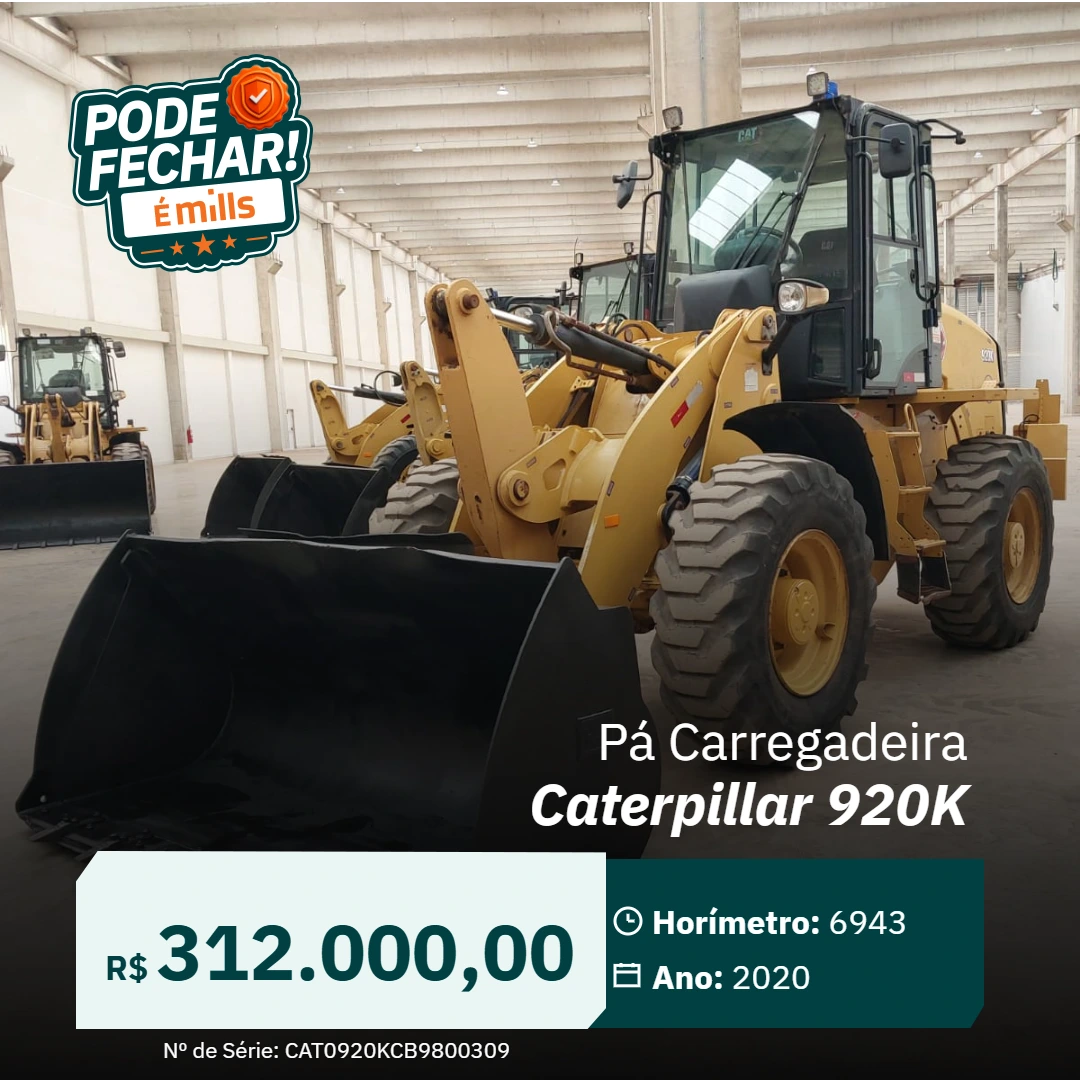 Pá Carregadeira Caterpillar 920K