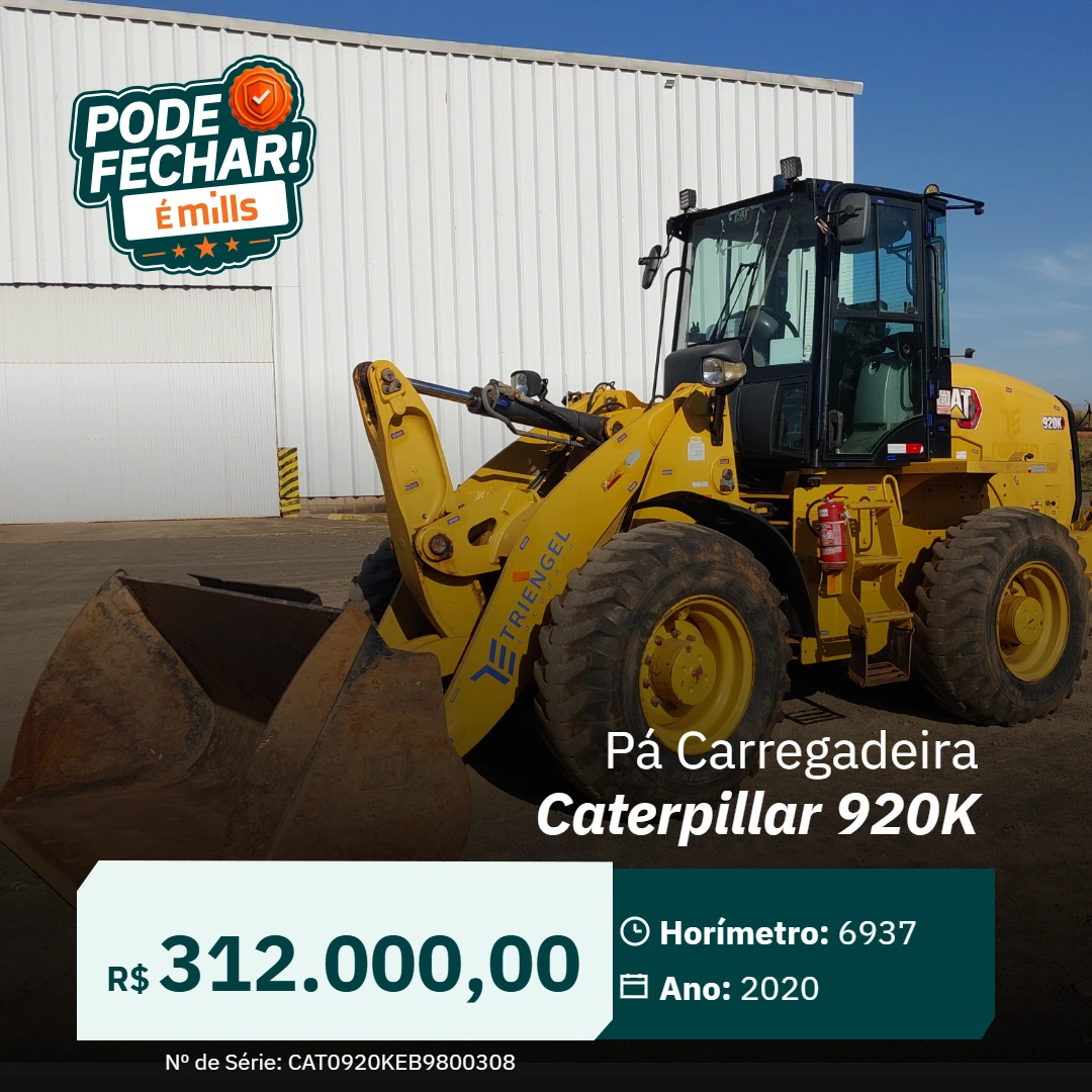 Pá Carregadeira Caterpillar 920K