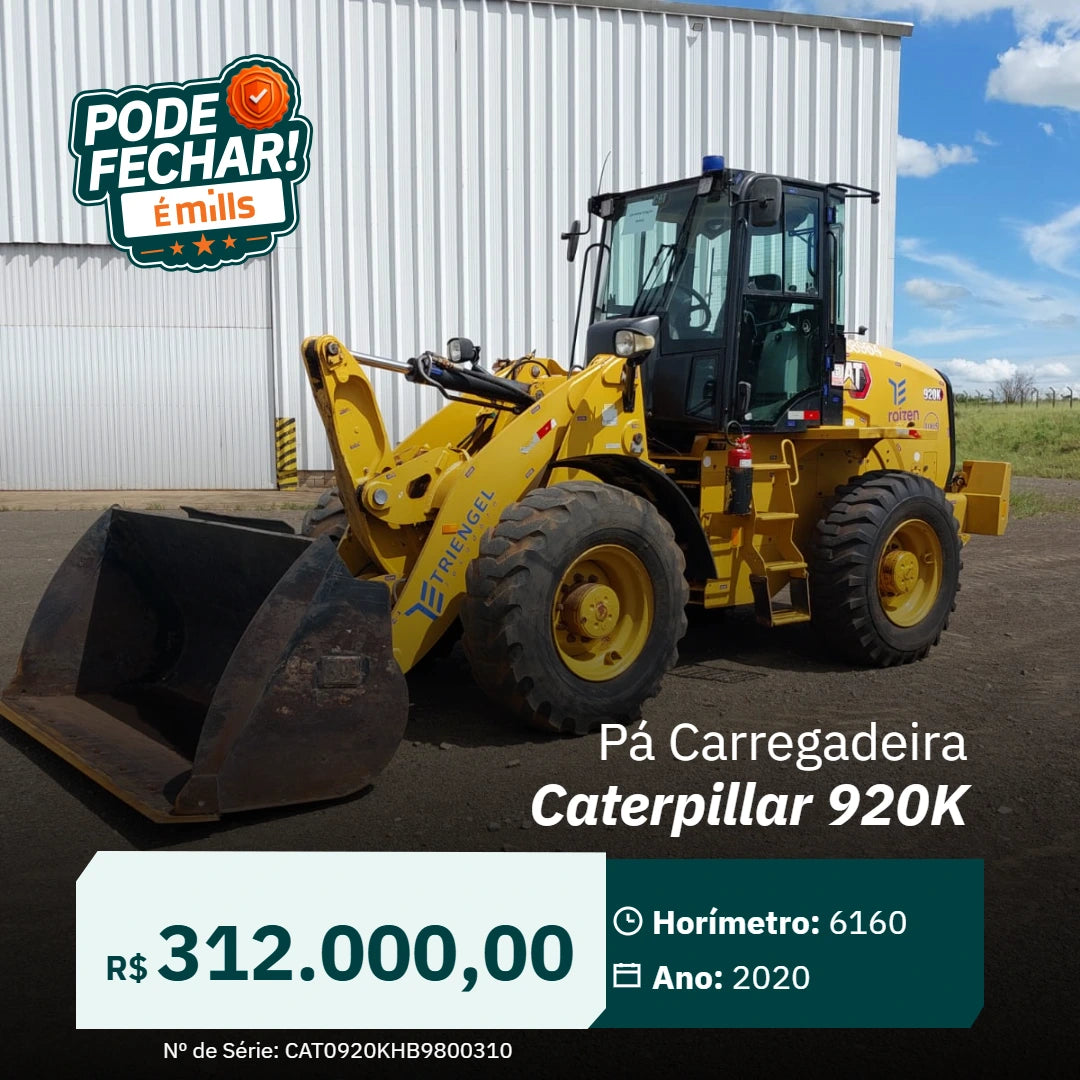 Pá Carregadeira Caterpillar 920K