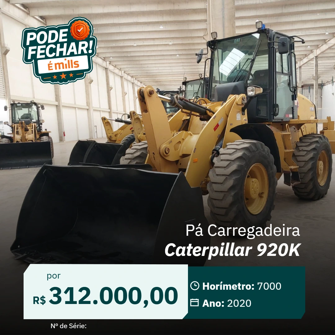 Pá Carregadeira Caterpillar 920K