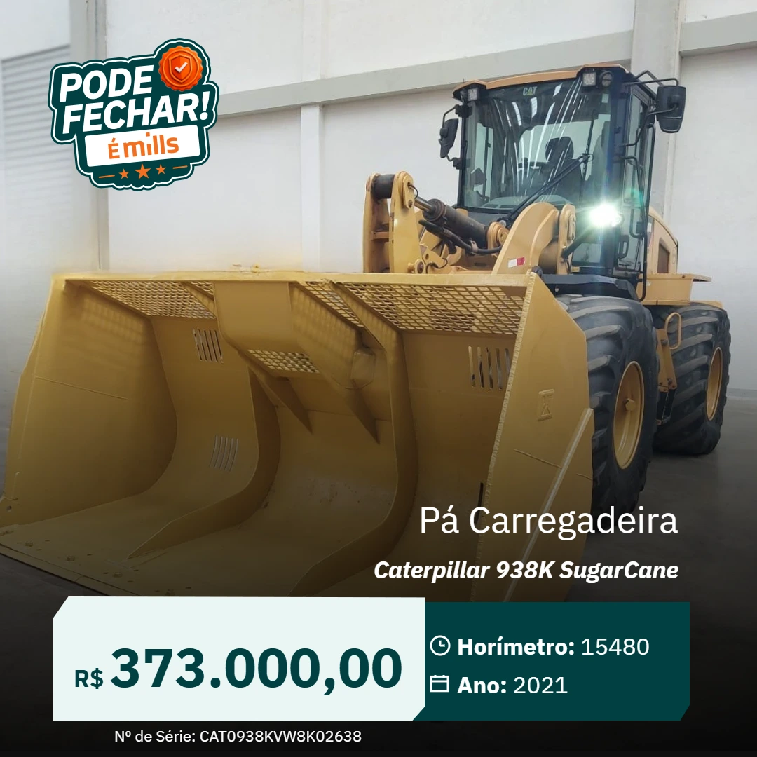 Pá Carregadeira Caterpillar 938K SugarCane