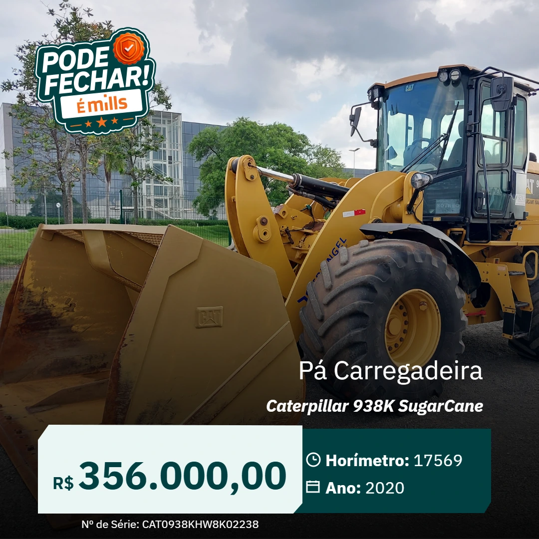 Pá Carregadeira Caterpillar 938K SugarCane