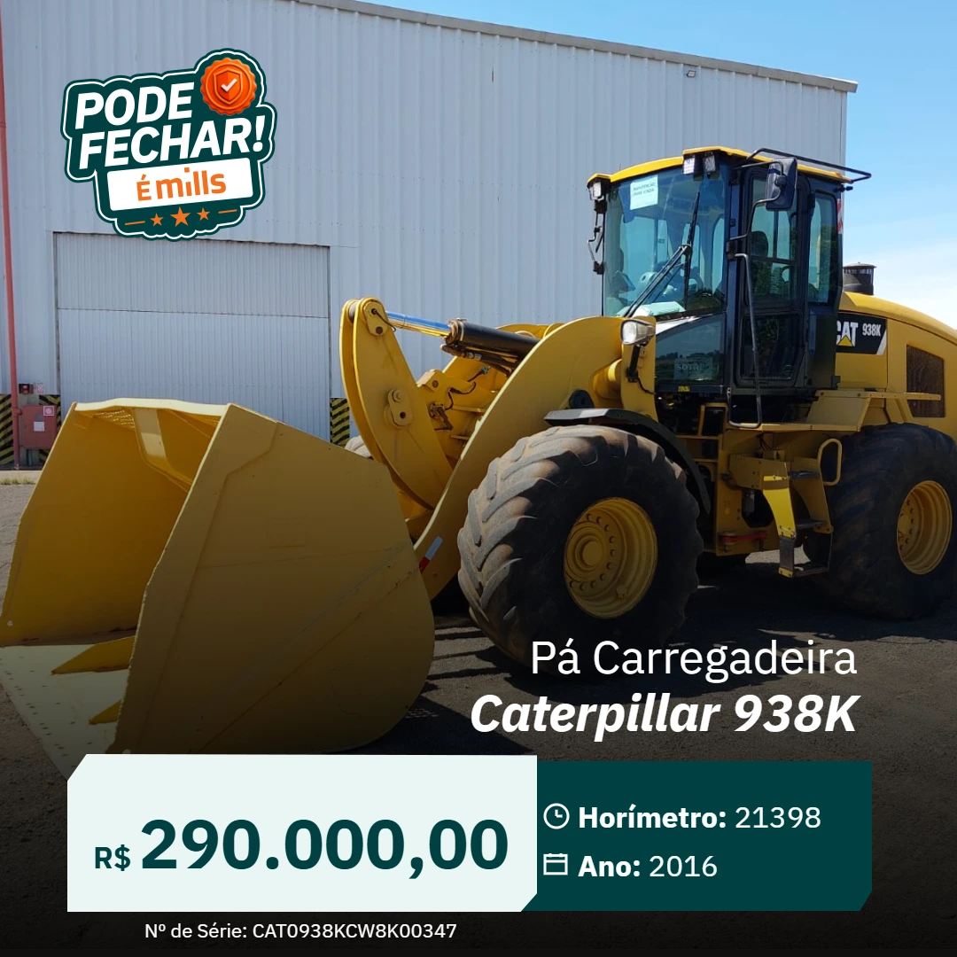 Pá Carregadeira Caterpillar 938K