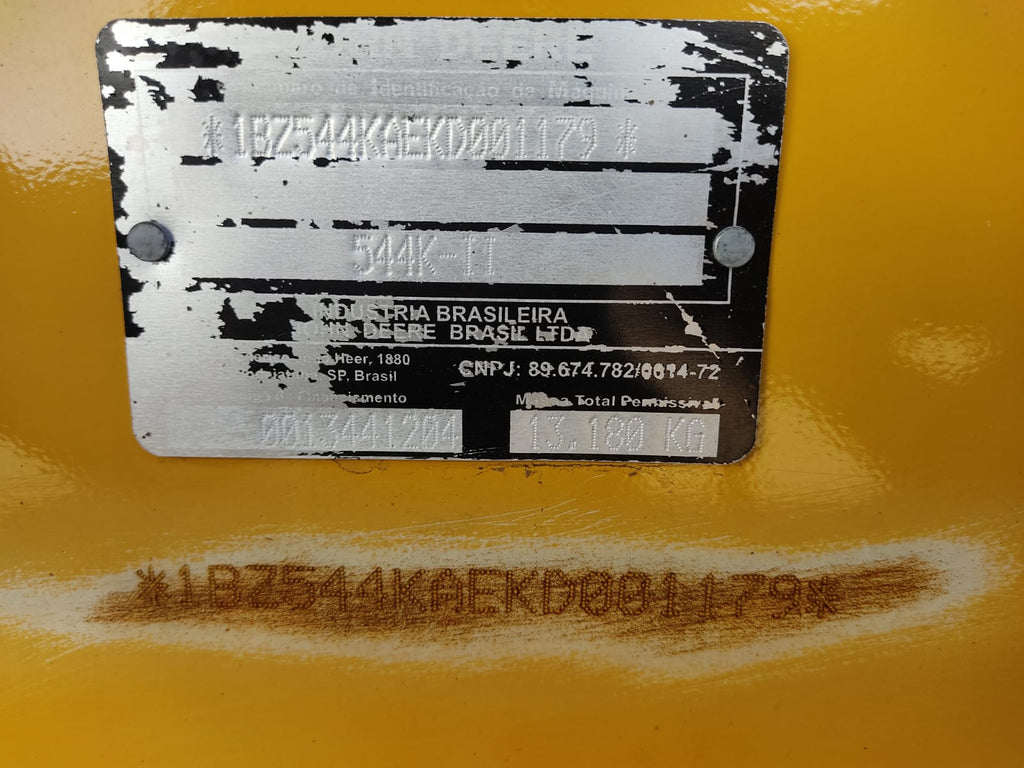 Pá Carregadeira John Deere 544K