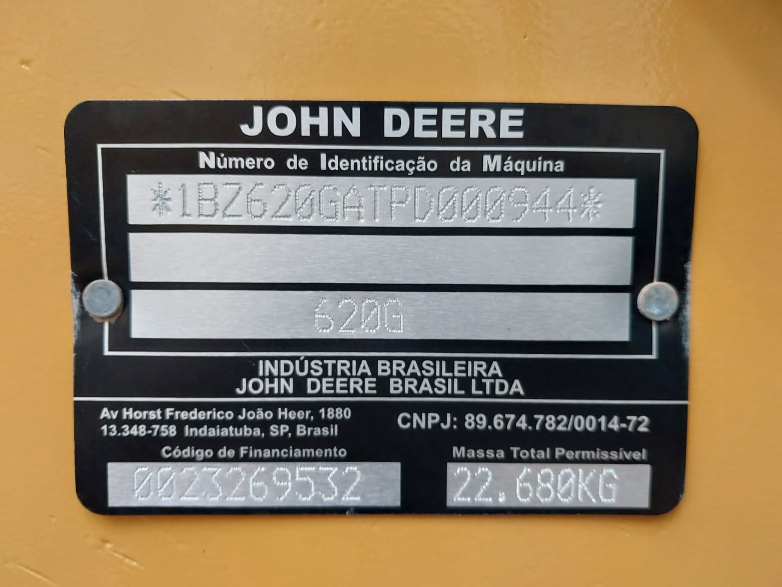 Motoniveladora John Deere 620G