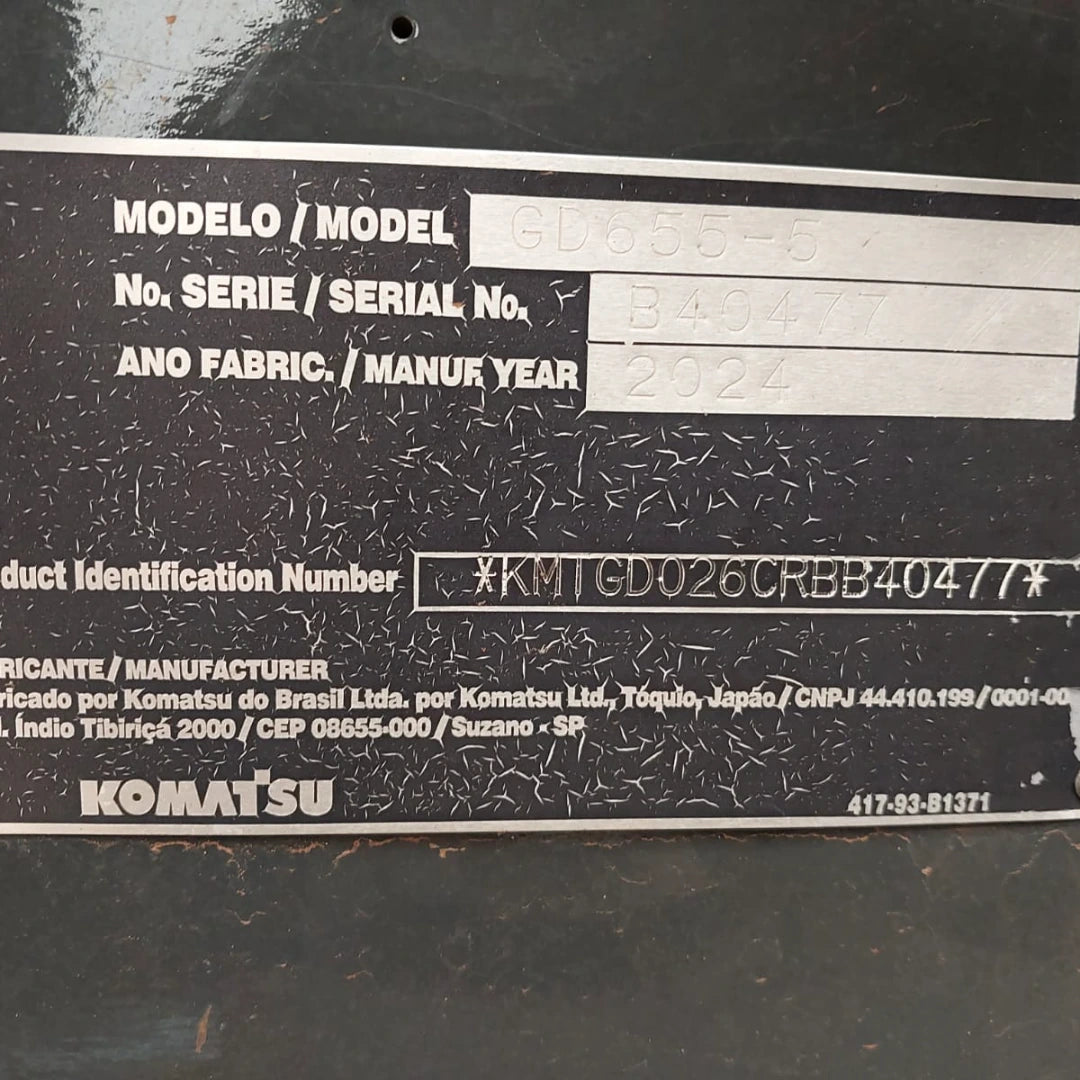 Motoniveladora Komatsu GD655-5
