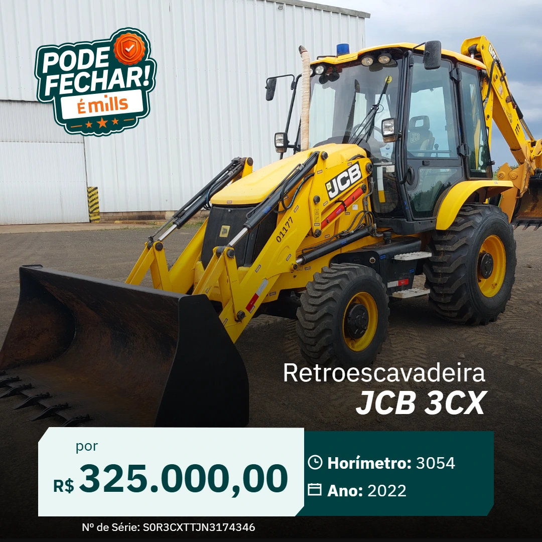 Retroescavadeira JCB 3CX