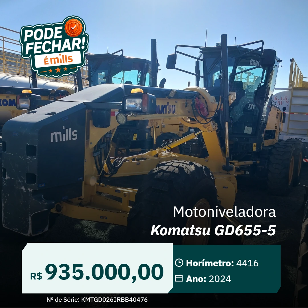 Motoniveladora Komatsu GD655-5
