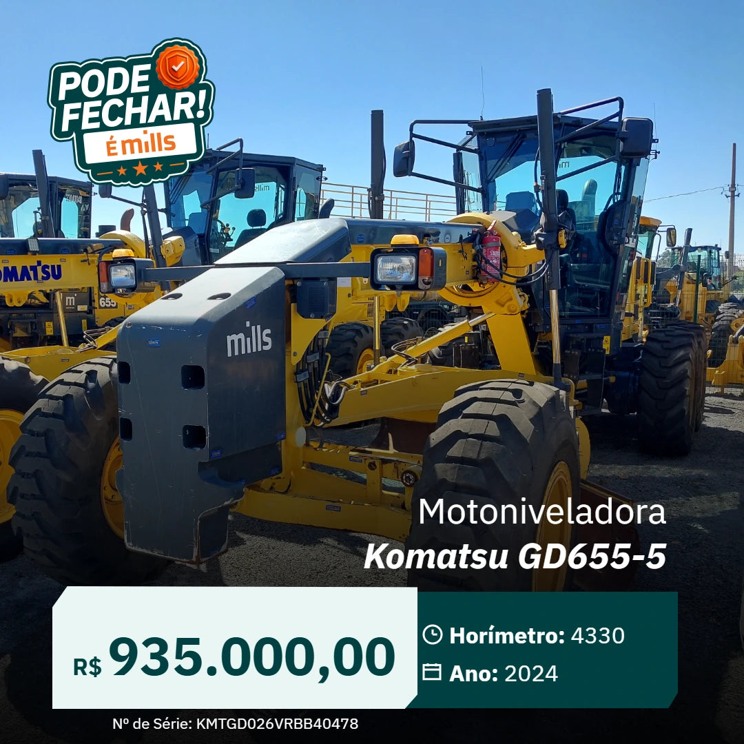 Motoniveladora Komatsu GD655-5