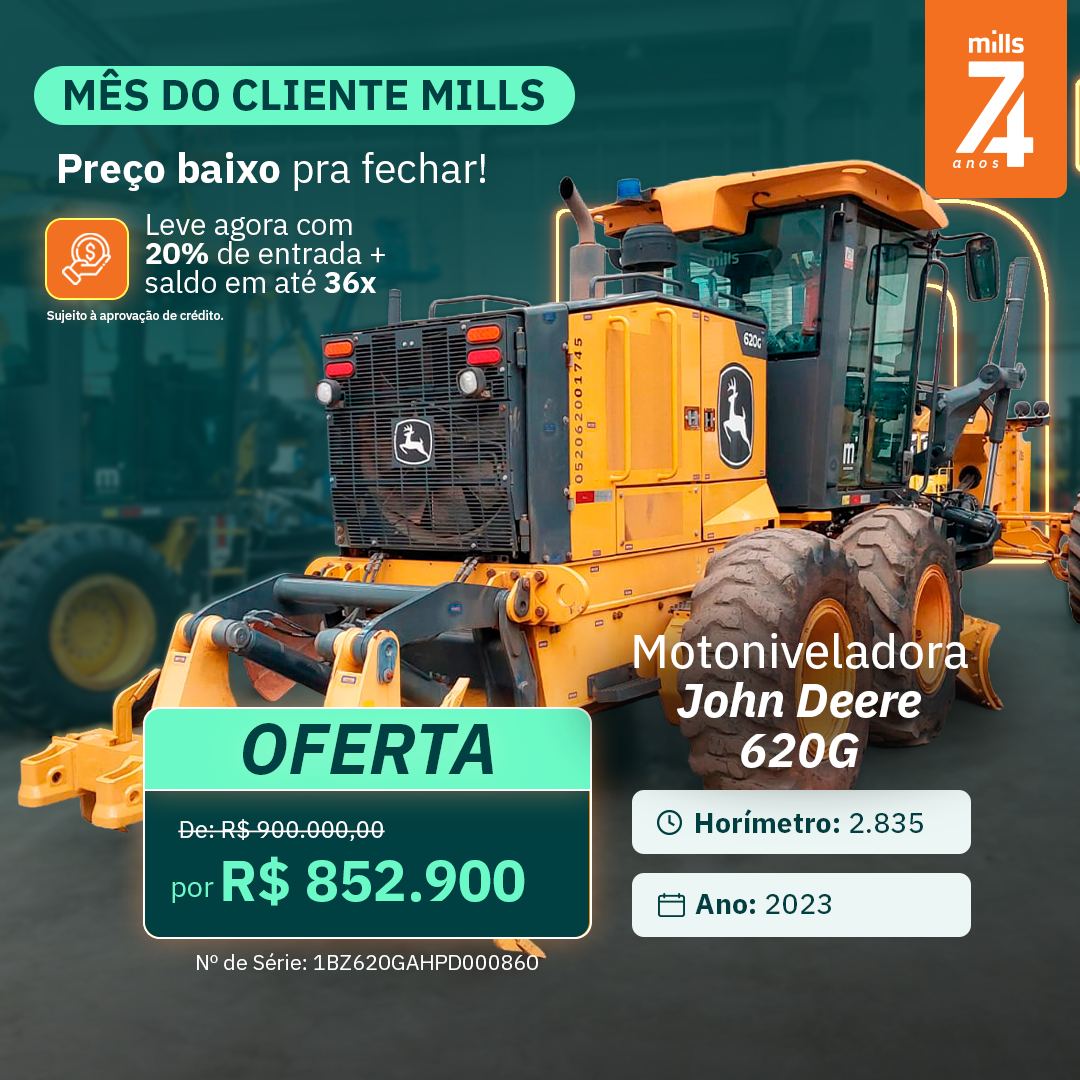 Motoniveladora John Deere 620G