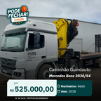 Caminhão Guindauto - 12,5 Toneladas - Mercedes Benz - Atego 3030/54 - Munck: Marca: Hyva