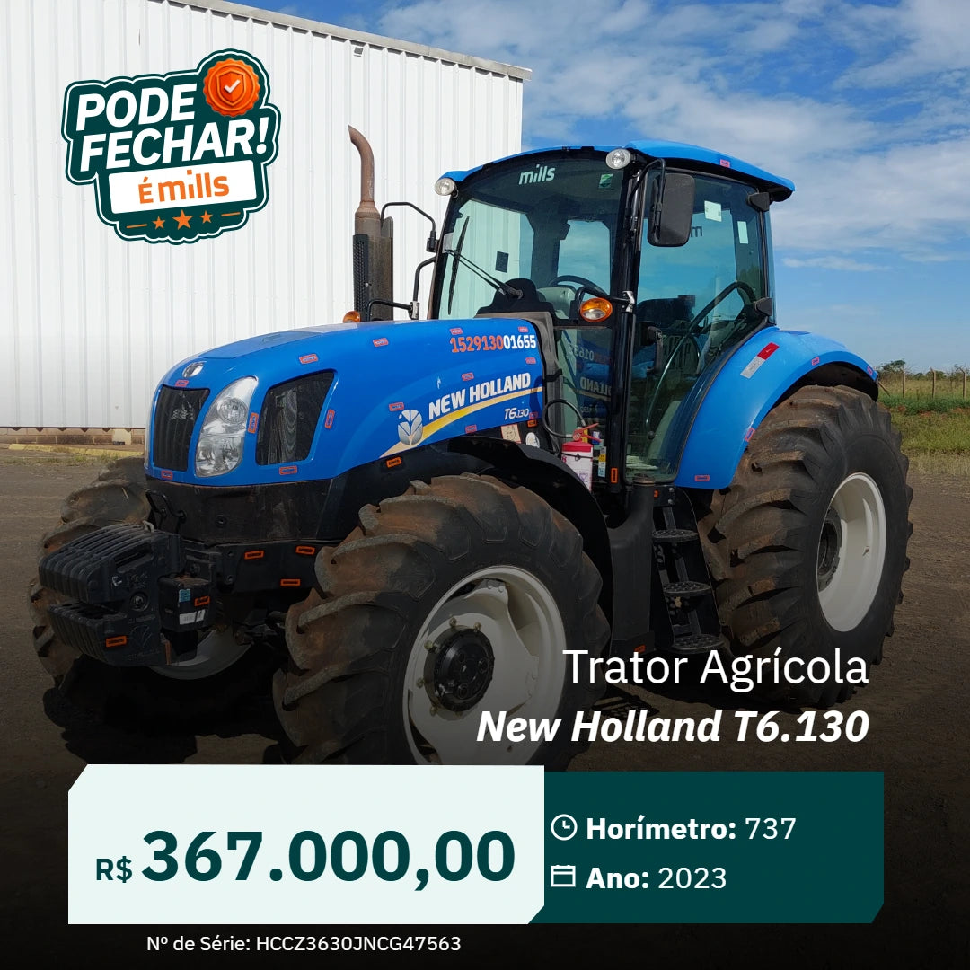 Trator Agrícola New Holland T6.130