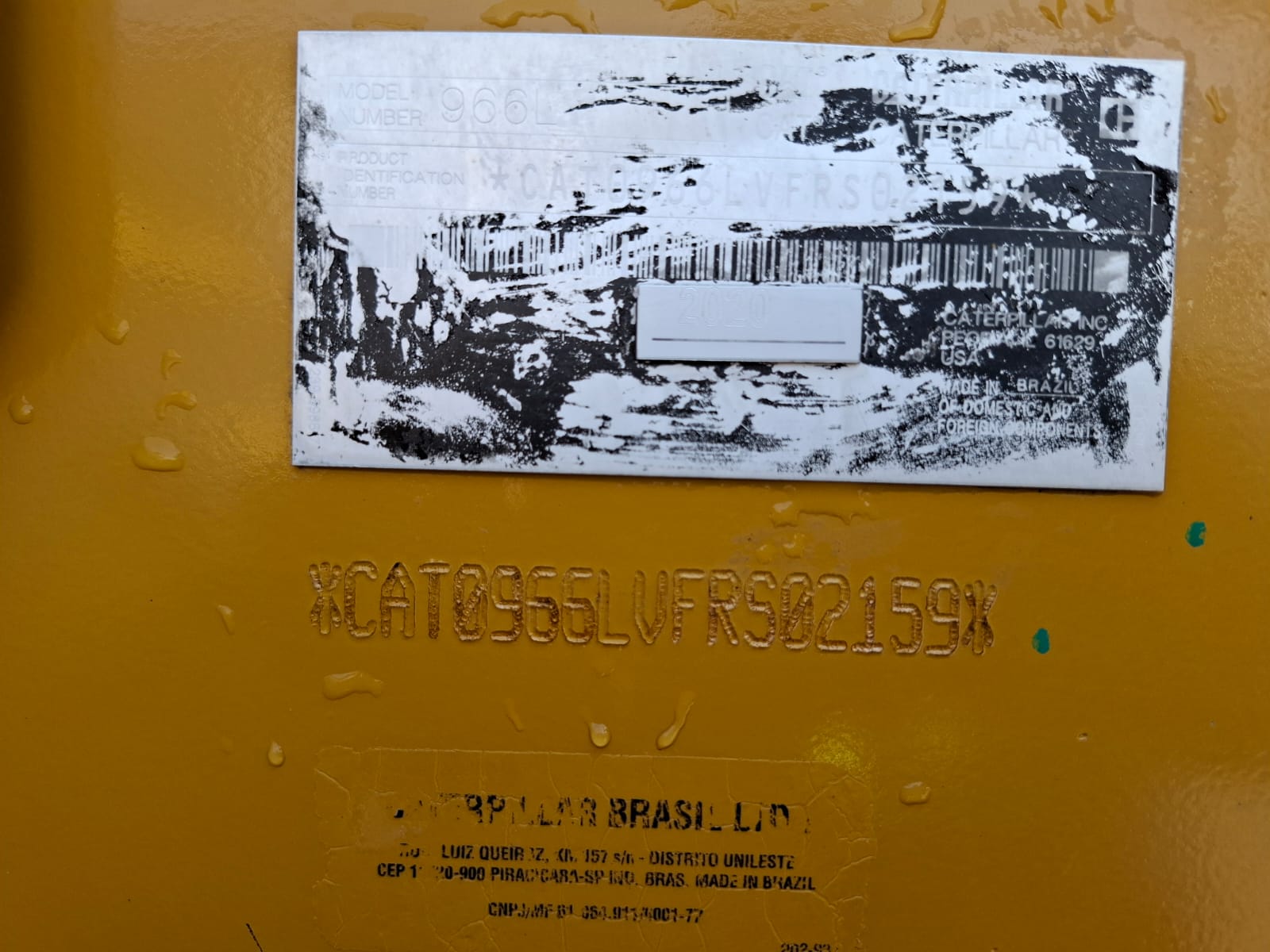 Pá Carregadeira Caterpillar 966L