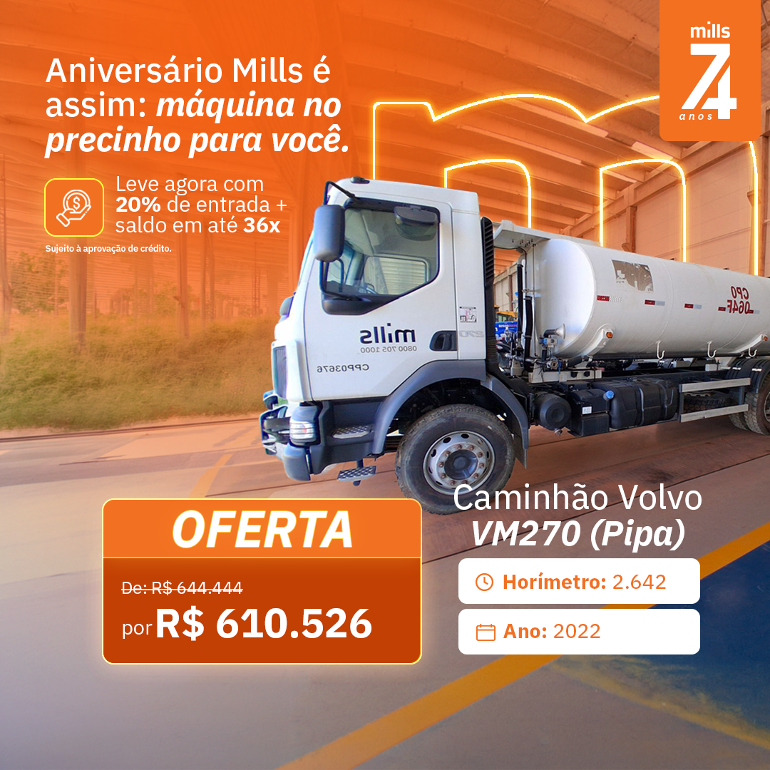 Caminhão Pipa Volvo VM 270 6X4 AIZ - 20m³