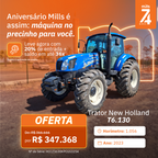 Trator Agrícola New Holland T6.130