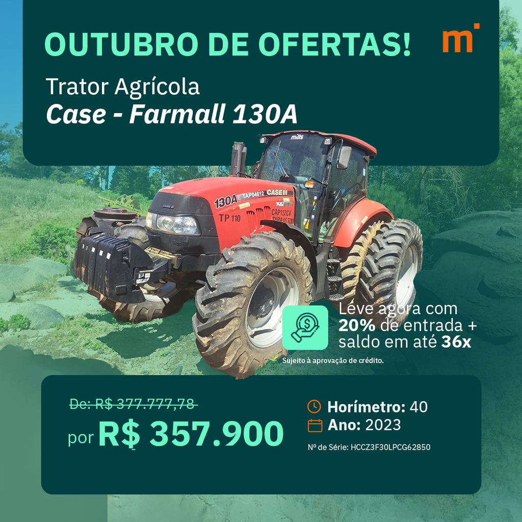 Trator Agrícola Case Farmall 130 A