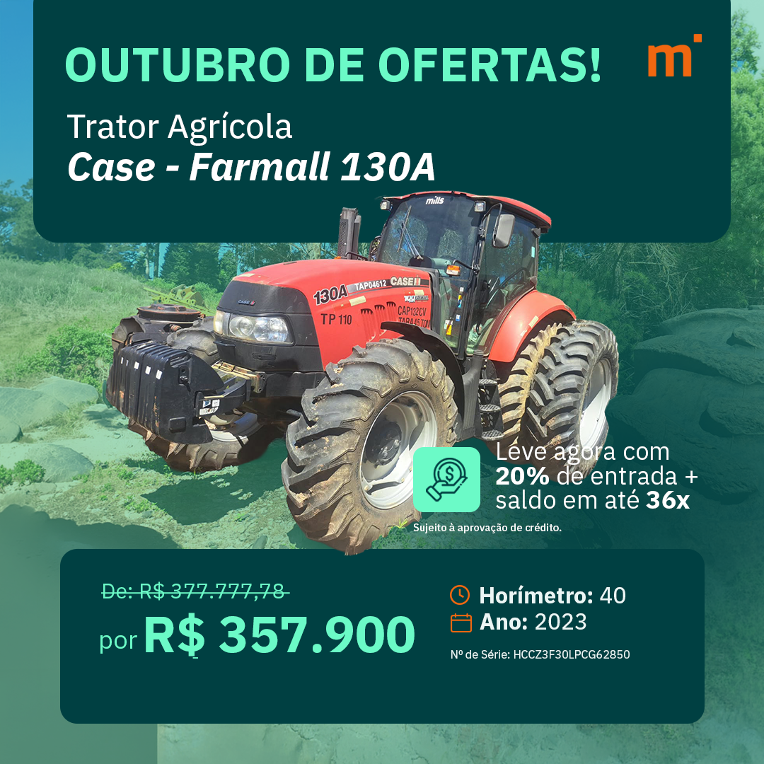 Trator Agrícola Case Farmall 130 A