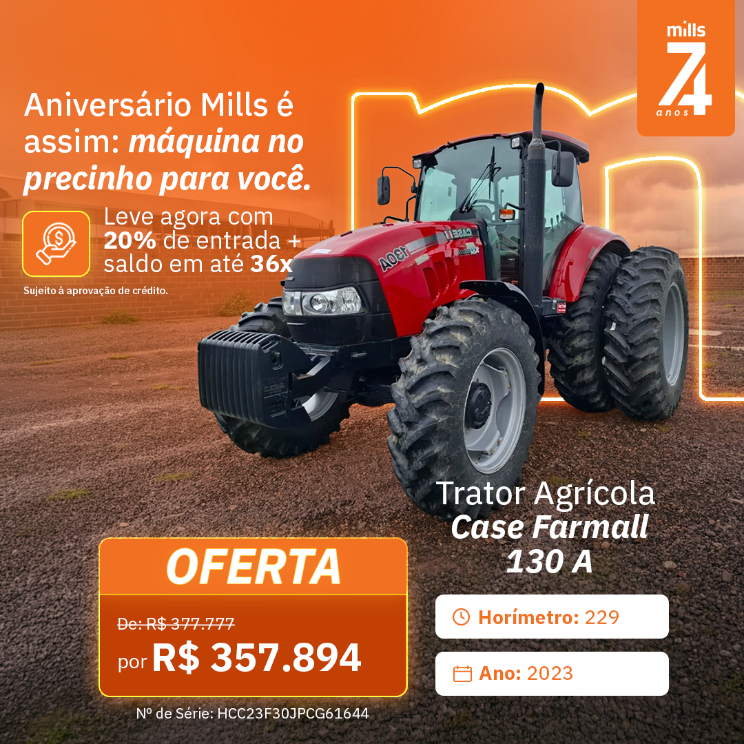 Trator Agrícola Case Farmall 130 A