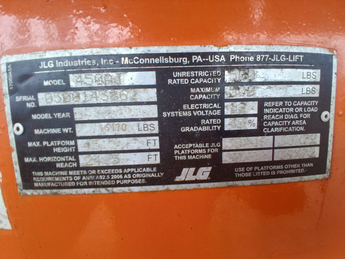 Plataforma Elevatória Articulada Diesel 450AJ-SII